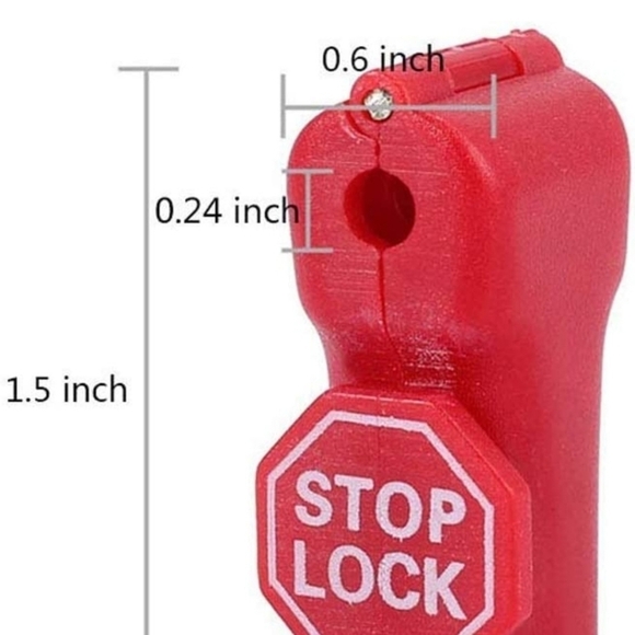 10-PACK RETAIL SECURITY 6mm STOP LOCKS  DISPLAY/ PEG HOOK ANT-THEFT/ ANTI-SWEEP - Picture 2 of 5